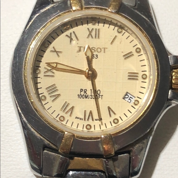TISSOT - PR100 - Two-Tone Watch - Picture 4 of 8